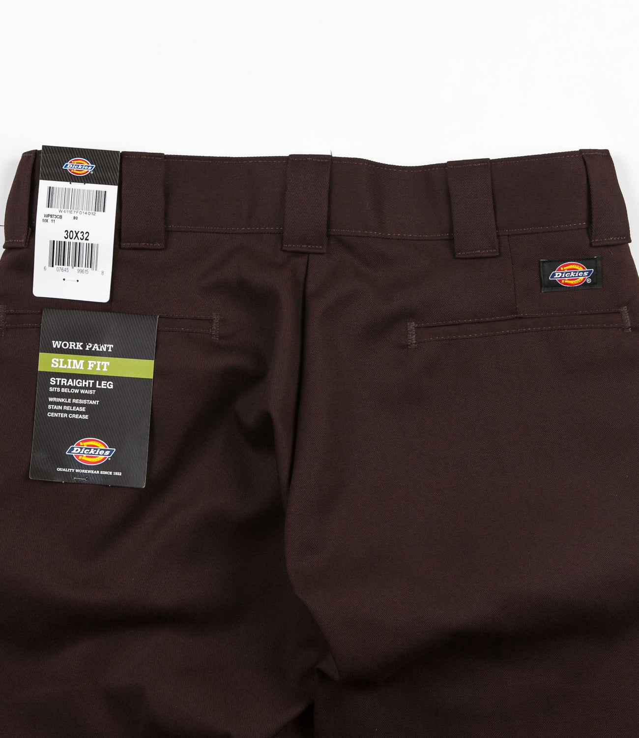 Dickies 873 Slim Straight Work Trousers - Chocolate Brown | Flatspot