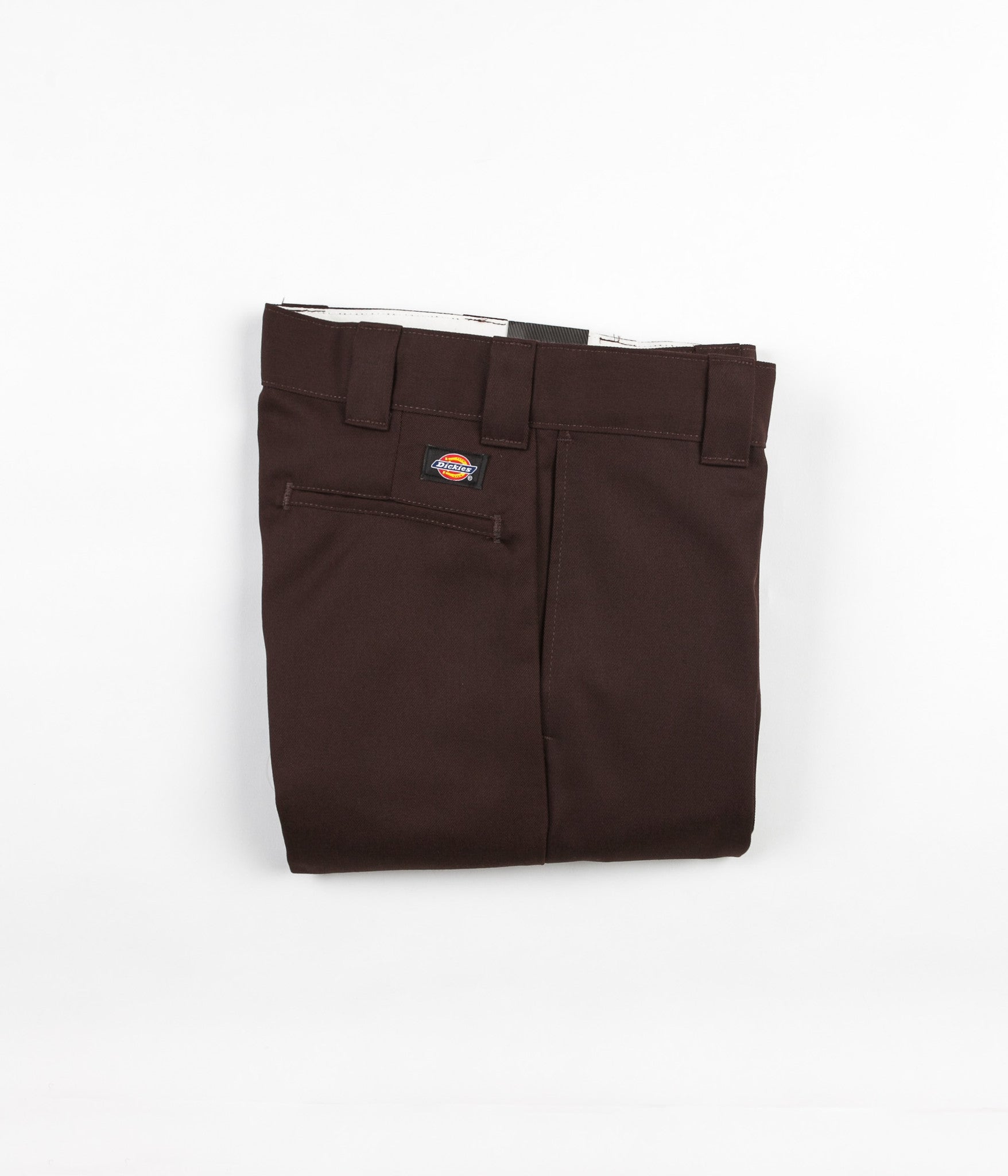 Dickies 873 Slim Straight Work Trousers - Chocolate Brown | Flatspot