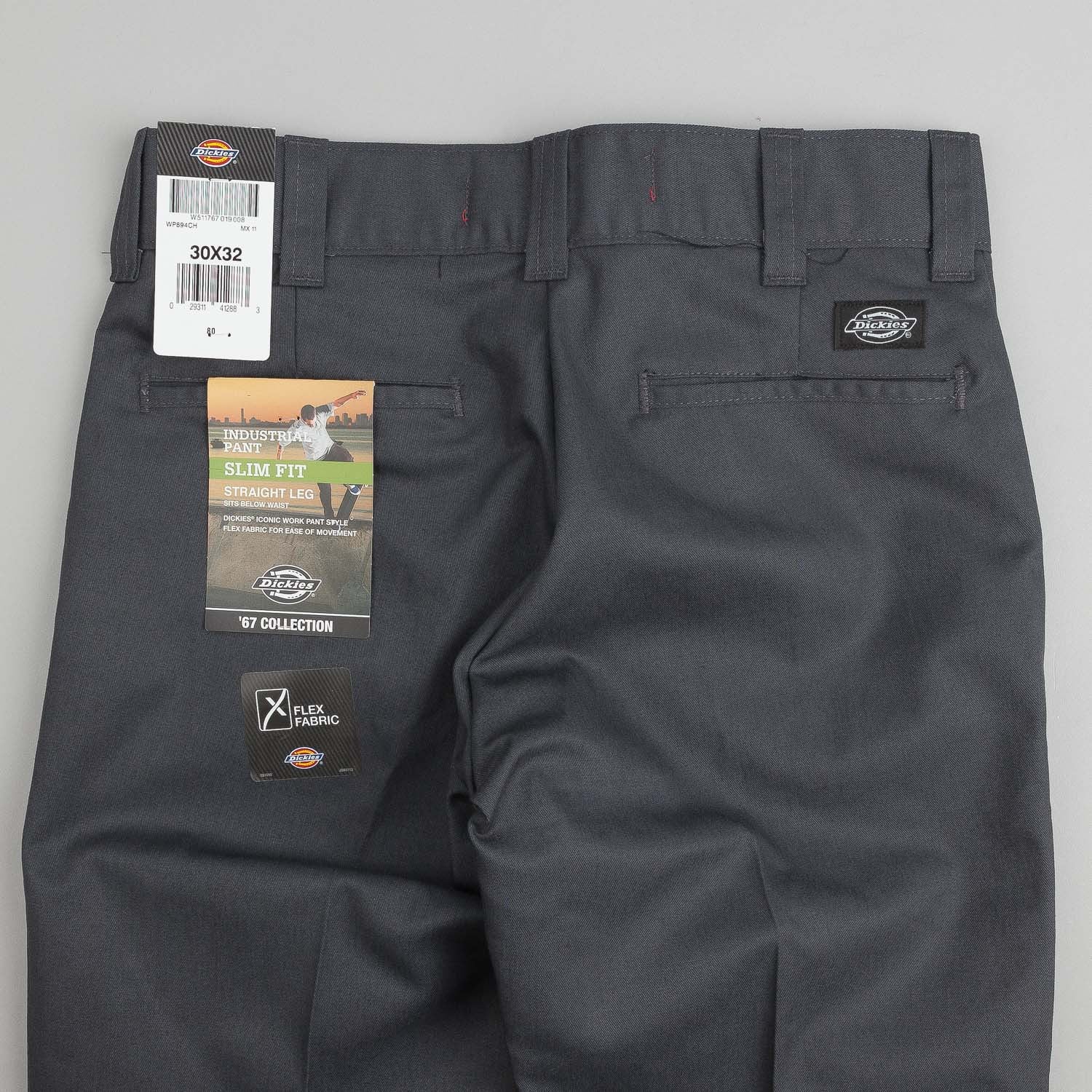 Dickies 894 Industrial Work Trousers - Charcoal Grey | Flatspot