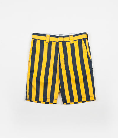 Dickies Hague Wide Stripe Shorts - Custard | Flatspot