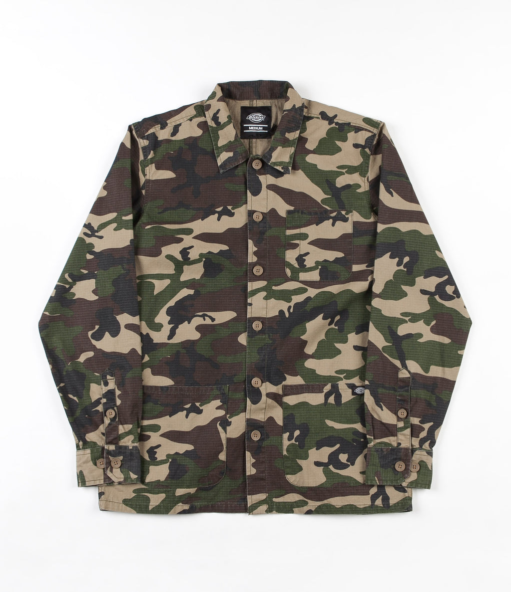 Shop Dickies Kempton Shirt - Camouflage | Flatspot