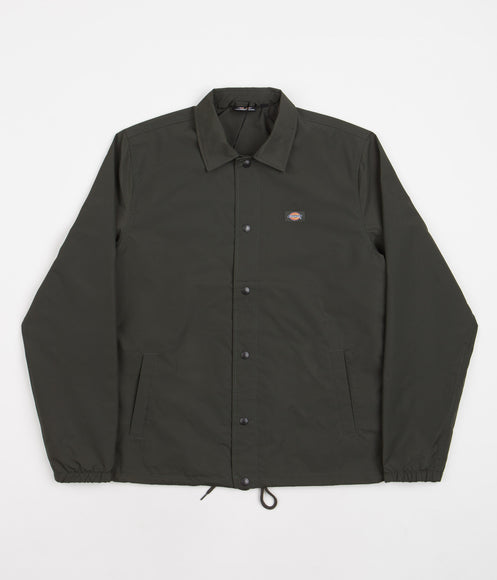 Dickies Oakport Coach Jacket - Olive Green | Flatspot