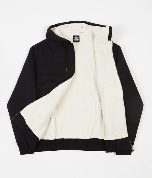 Dickies Sherpa Fleece Jacket - Black | Flatspot