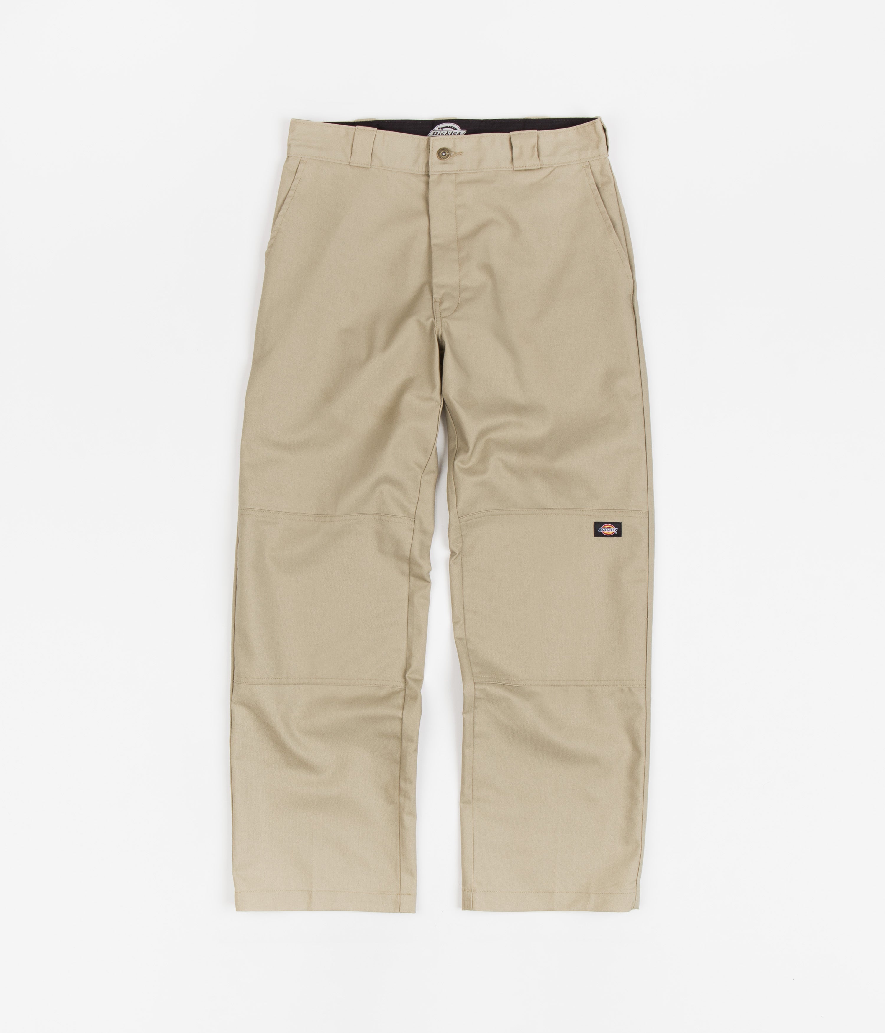 Dickies SLIM STRAIGHT DOUBLE KNEE - Trousers - khaki/beige