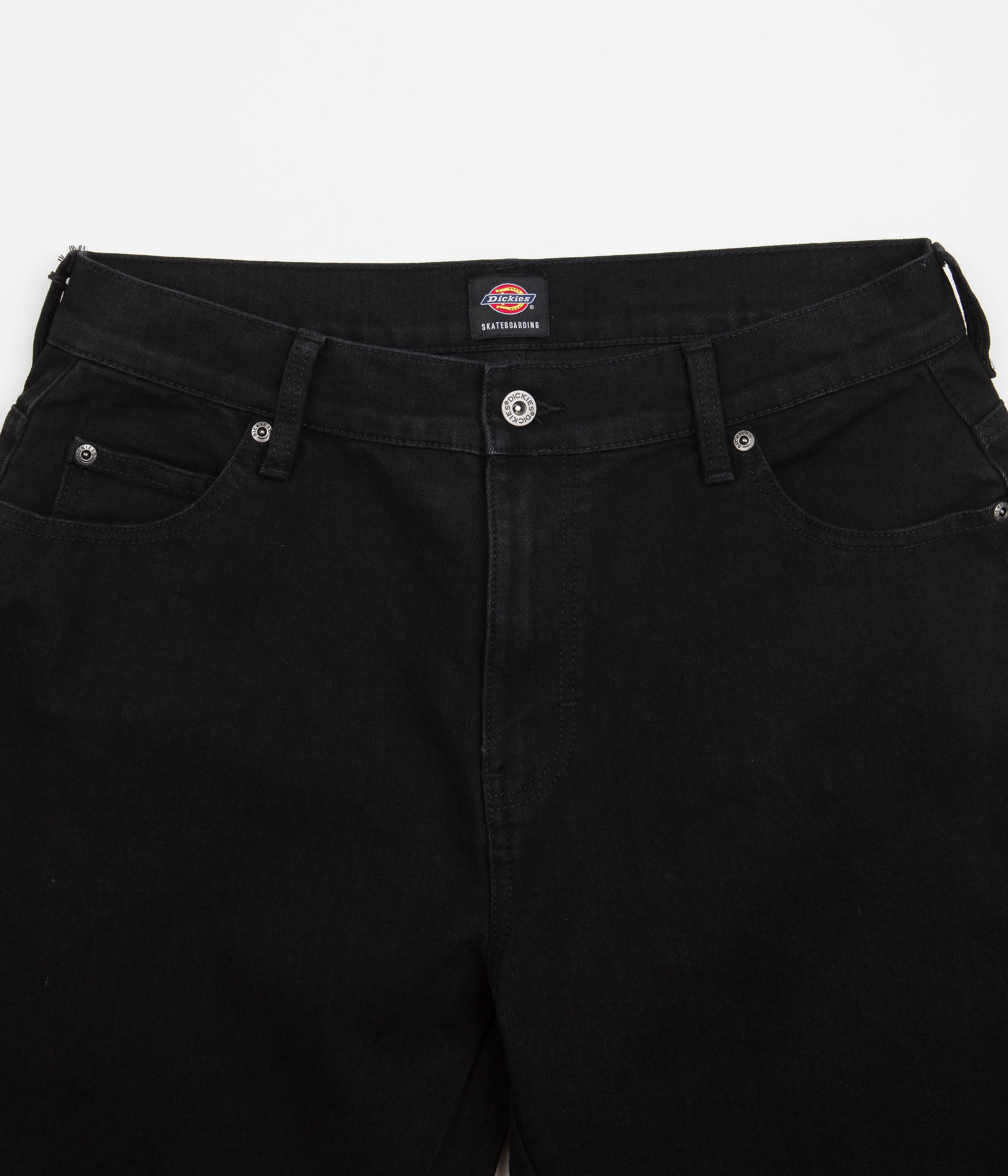 Dickies Wingville Denim Shorts Black Flatspot 