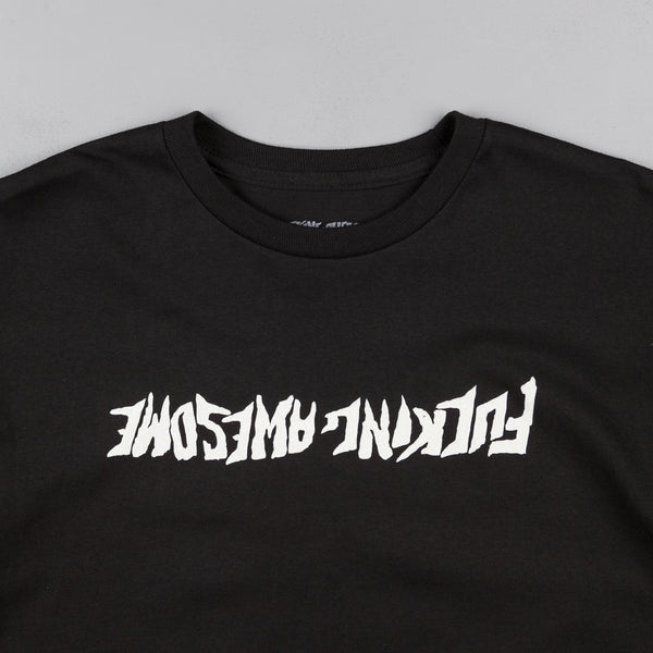 Fucking Awesome Inverted Logo T-Shirt - Black | Flatspot