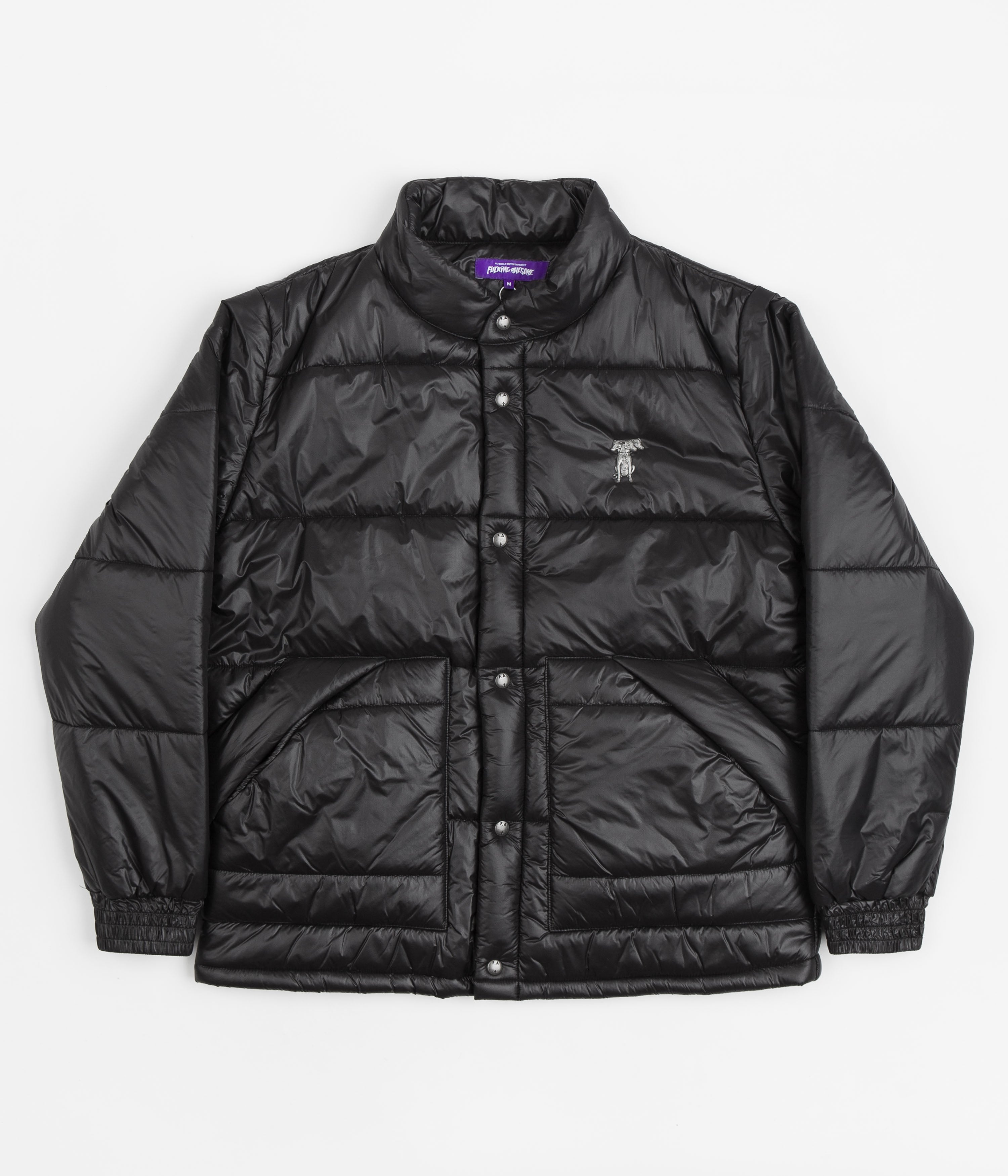 Fucking Awesome Dill Puffer Jacket - Black | Flatspot