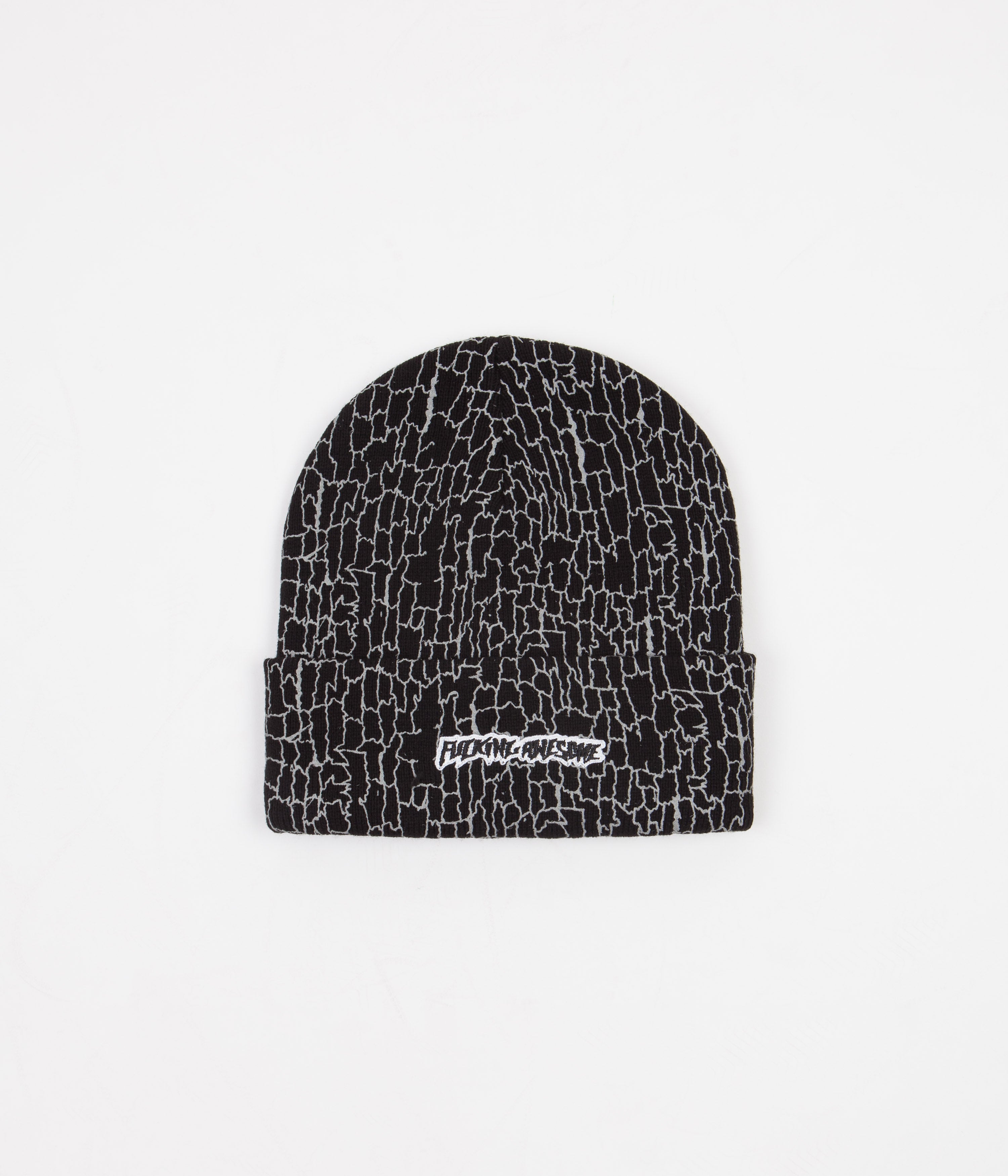 Fucking Awesome Everyday Camo Cuff Beanie - Black