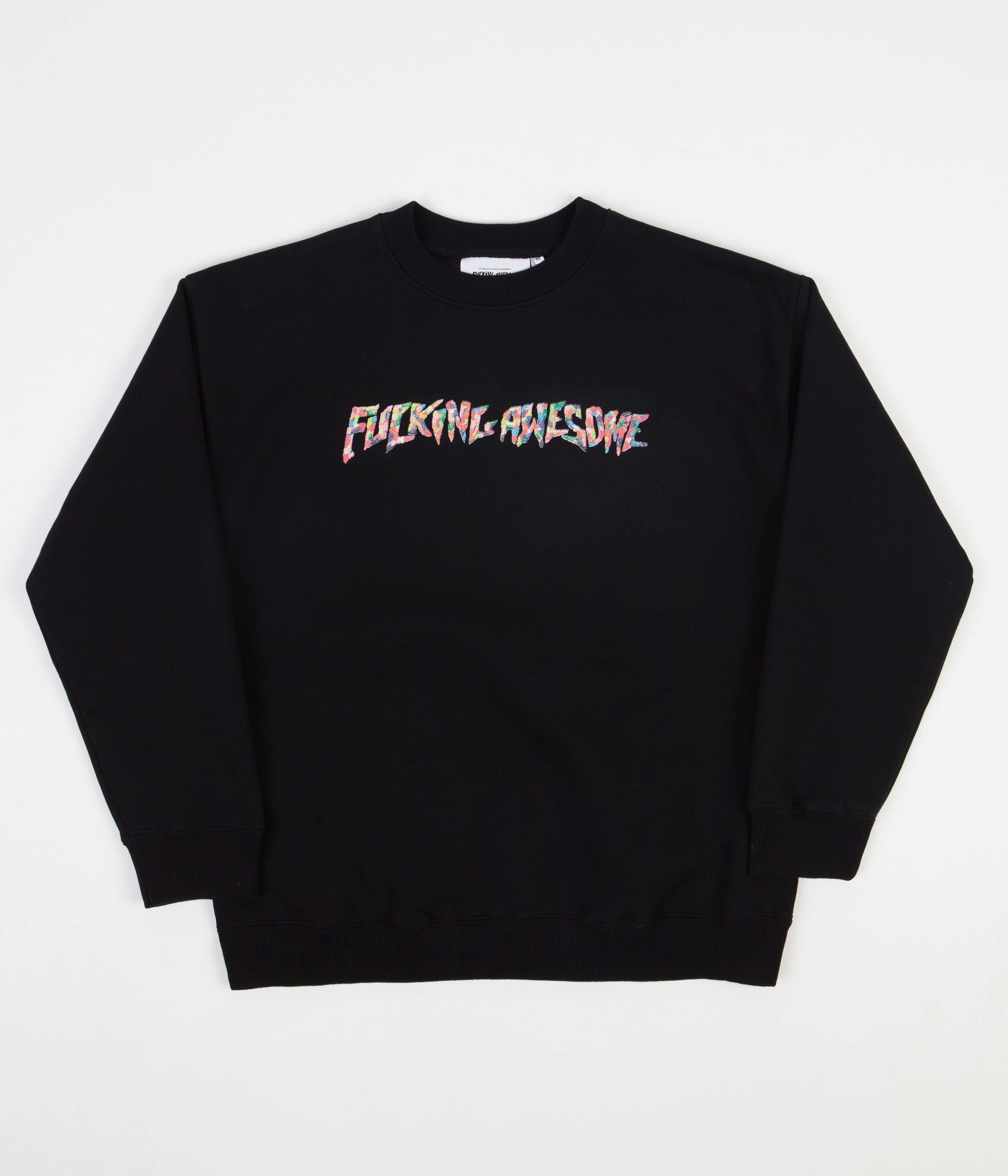 Fucking Awesome Gum Stamp Crewneck Sweatshirt - Black