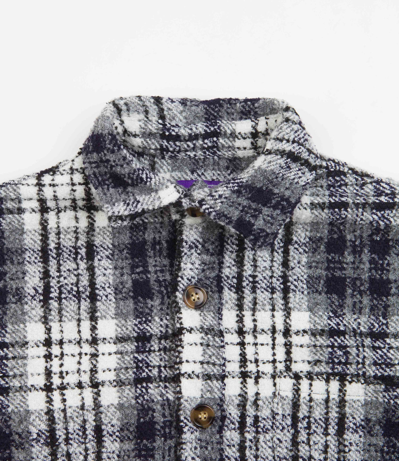 Fucking Awesome Heavy Flannel Overshirt - Navy / White | Flatspot