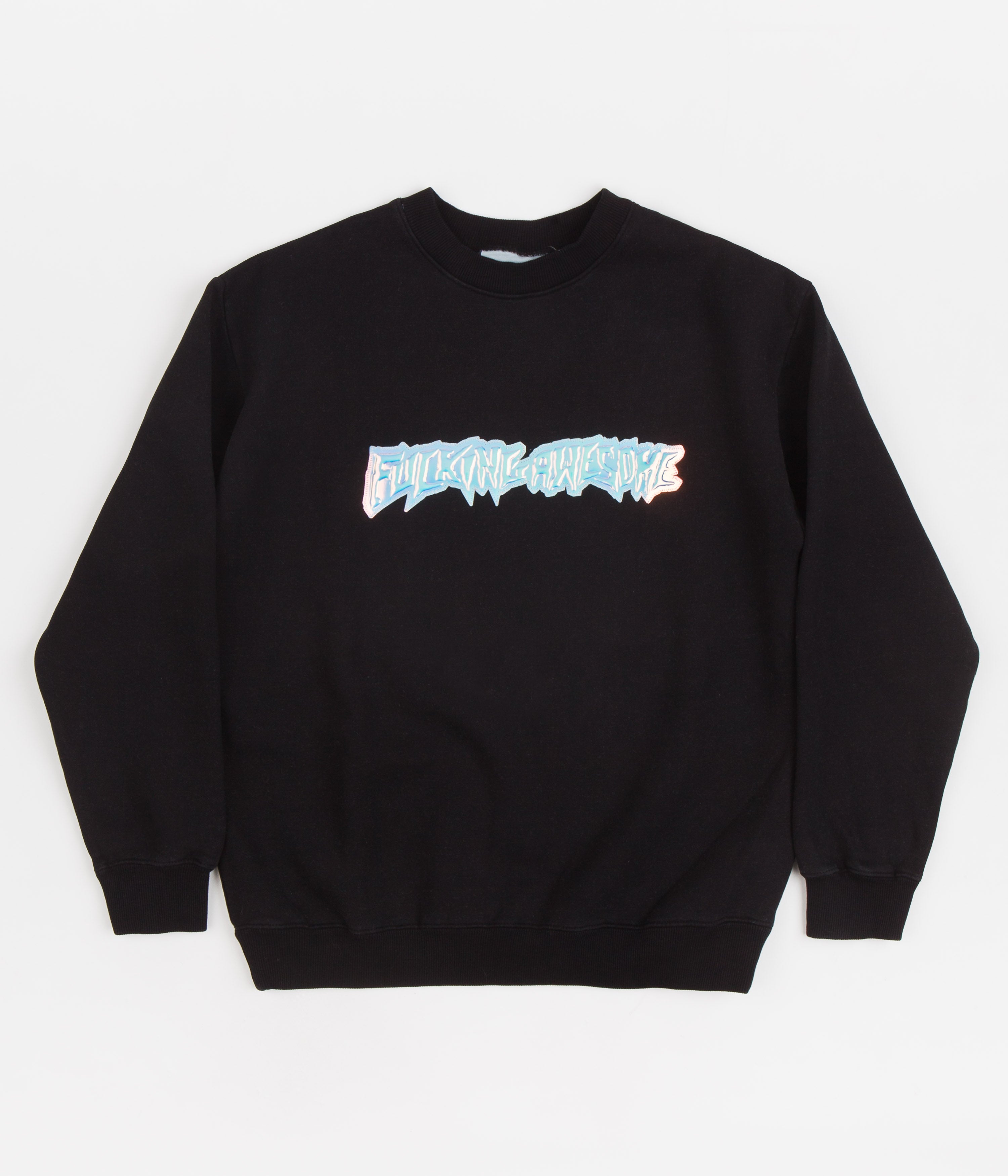 StarpixlShops | Black - Sweatshirt N Fucking - Layered 21 Shirt Iridescent Crewneck Lace Stamp Awesome