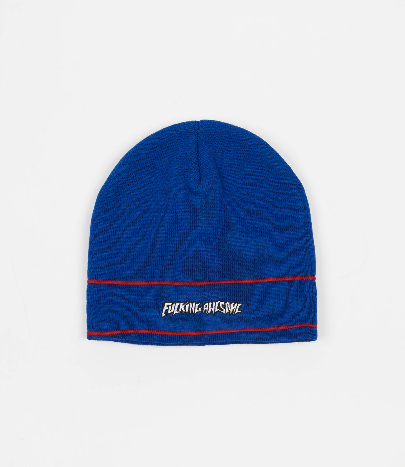 puma beanie red and blue stripe