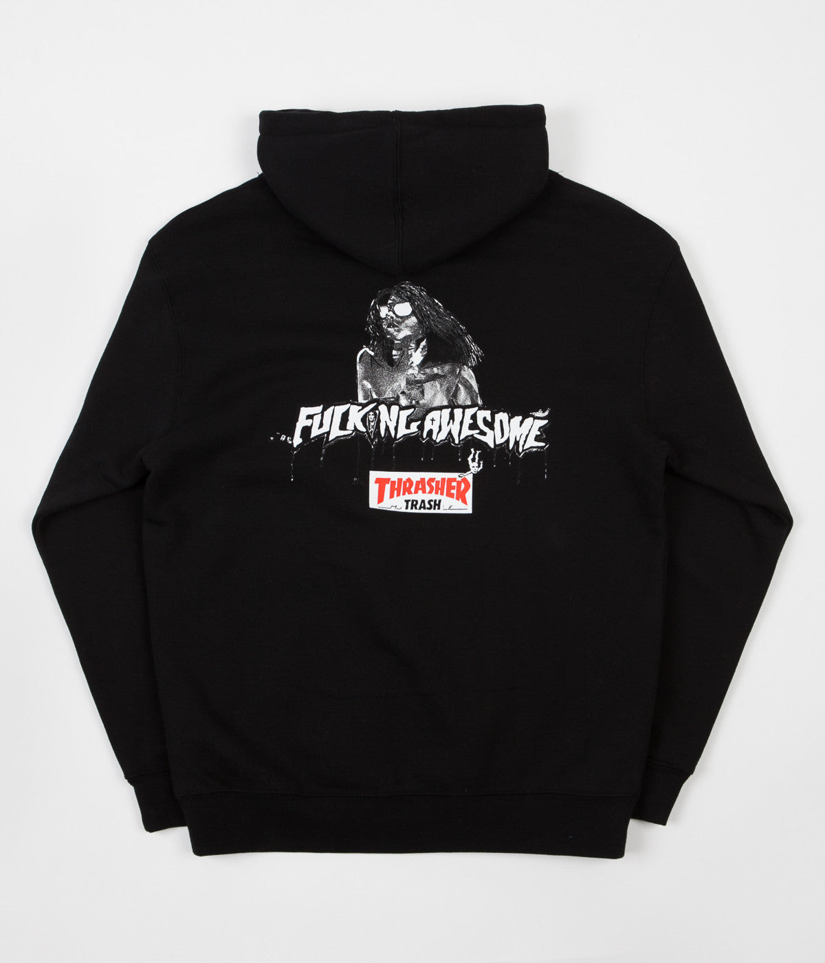 Fucking Awesome X Thrasher Trash Me Hoodie Black Flatspot