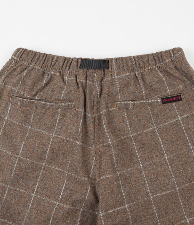 Gramicci Wool Blend Gramicci Pants - Glen Check Camel | Flatspot