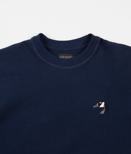 Grand Collection Goose Crewneck Sweatshirt - Navy | Flatspot