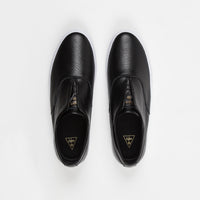 huf dylan slip on black leather