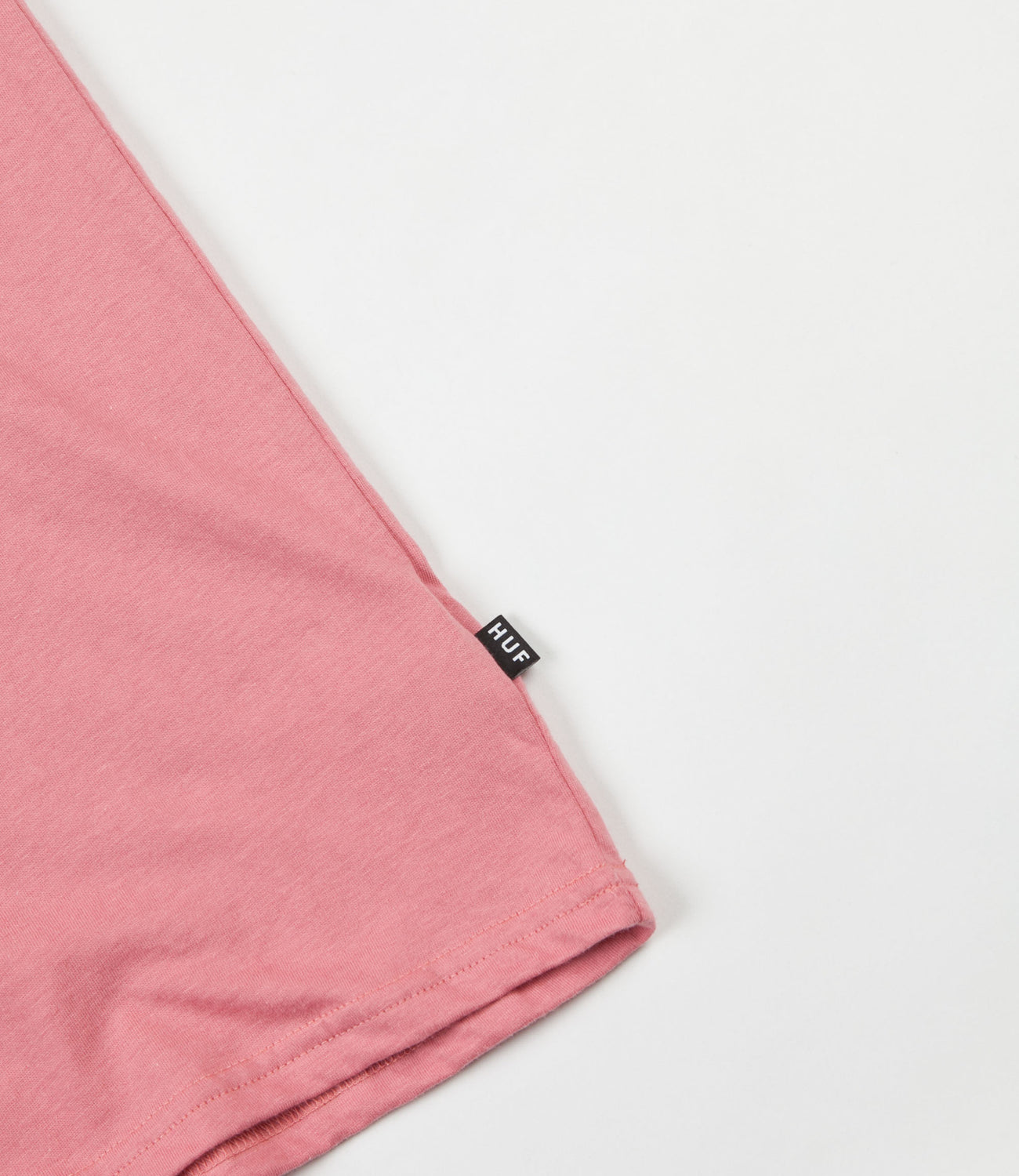 HUF Overdyed Bar Logo T-Shirt - Pink | Flatspot