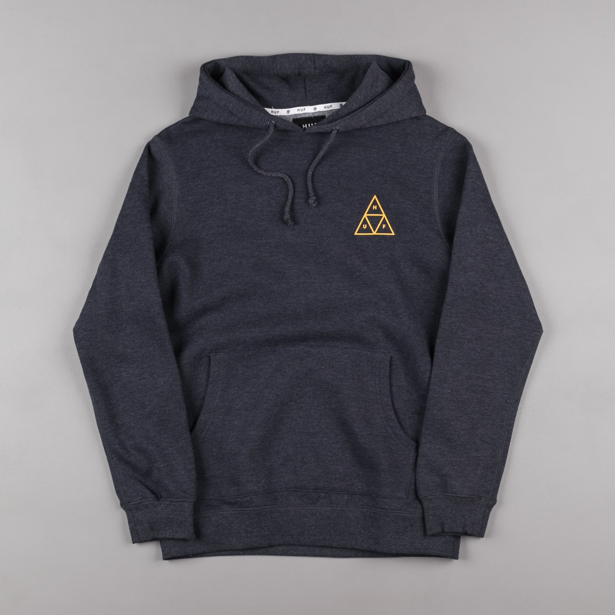 HUF Triple Triangle Hooded Sweatshirt - Navy Heather | Flatspot