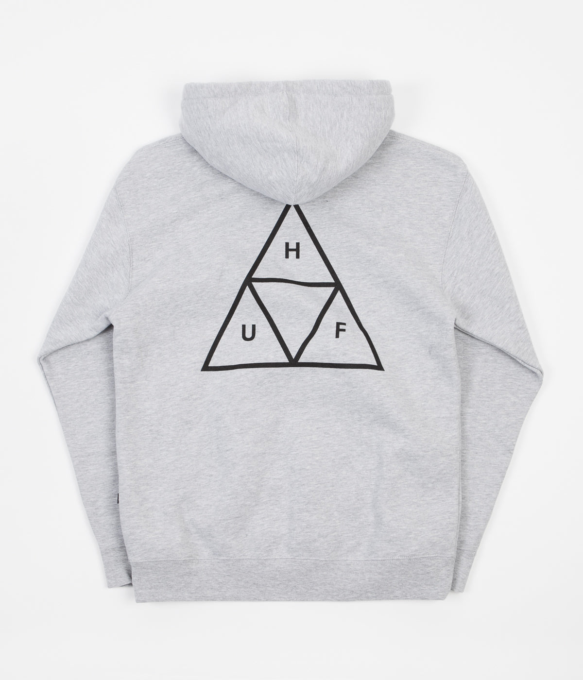 huf roses triple triangle black pullover hoodie