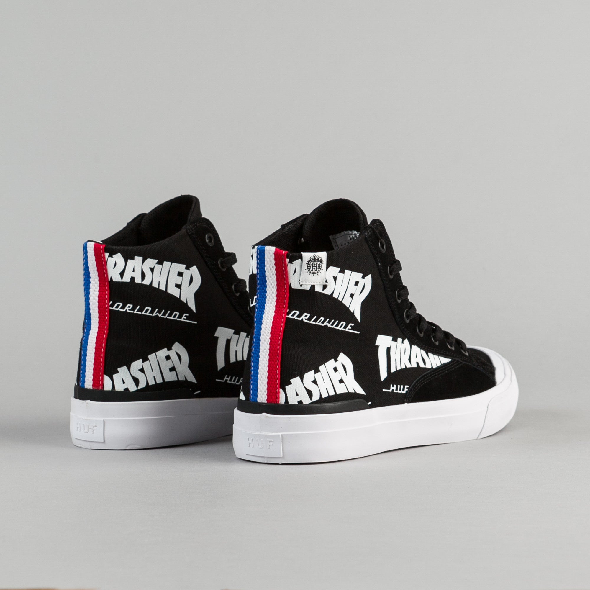 HUF x Thrasher Classic Hi Shoes - Black 