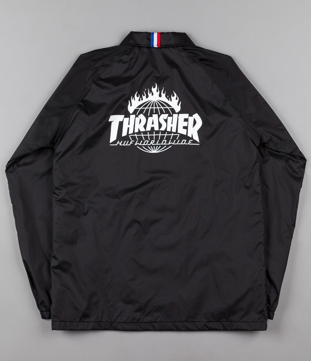 HUF THRASHER TDS ハフ×スラッシャー TOUR DE STOOPS コーチジャケット