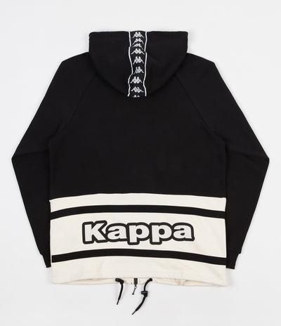 Kappa Kontroll Hoody Jacket - Black / Beige Light Sand | Flatspot