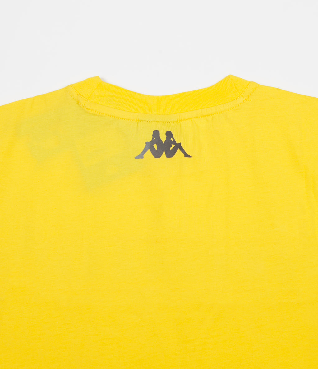 Kappa Kontroll Reflective Banda T-Shirt - Yellow | Flatspot