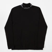 Kappa Kontroll Turtleneck Long Sleeve T-Shirt - Black | Flatspot