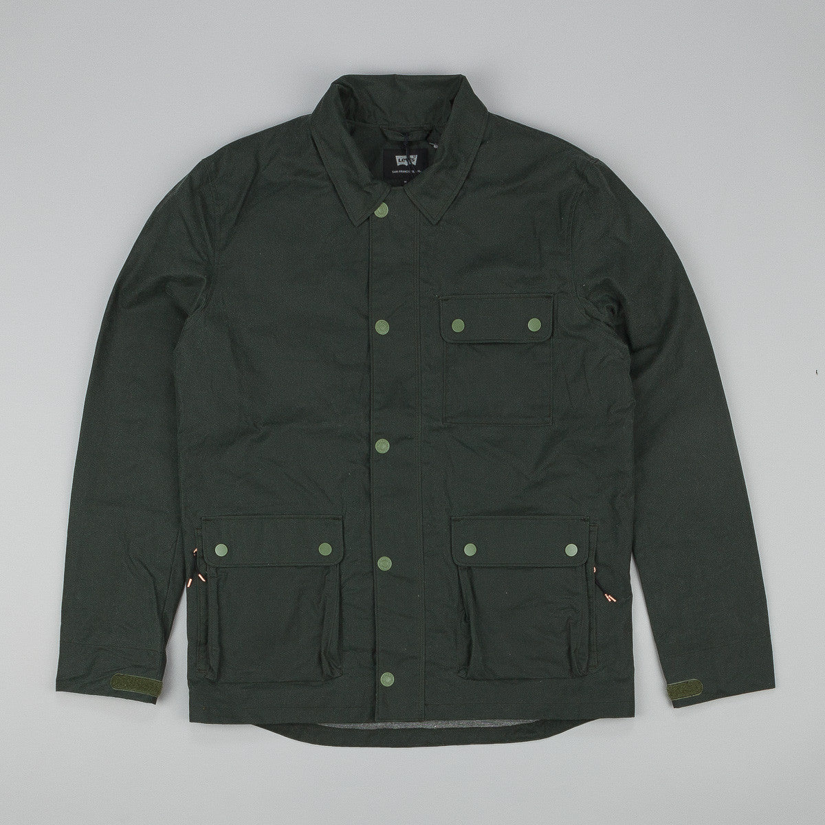 Levi's® Commuter Waxed Work Jacket - Desert Seaweed | Flatspot