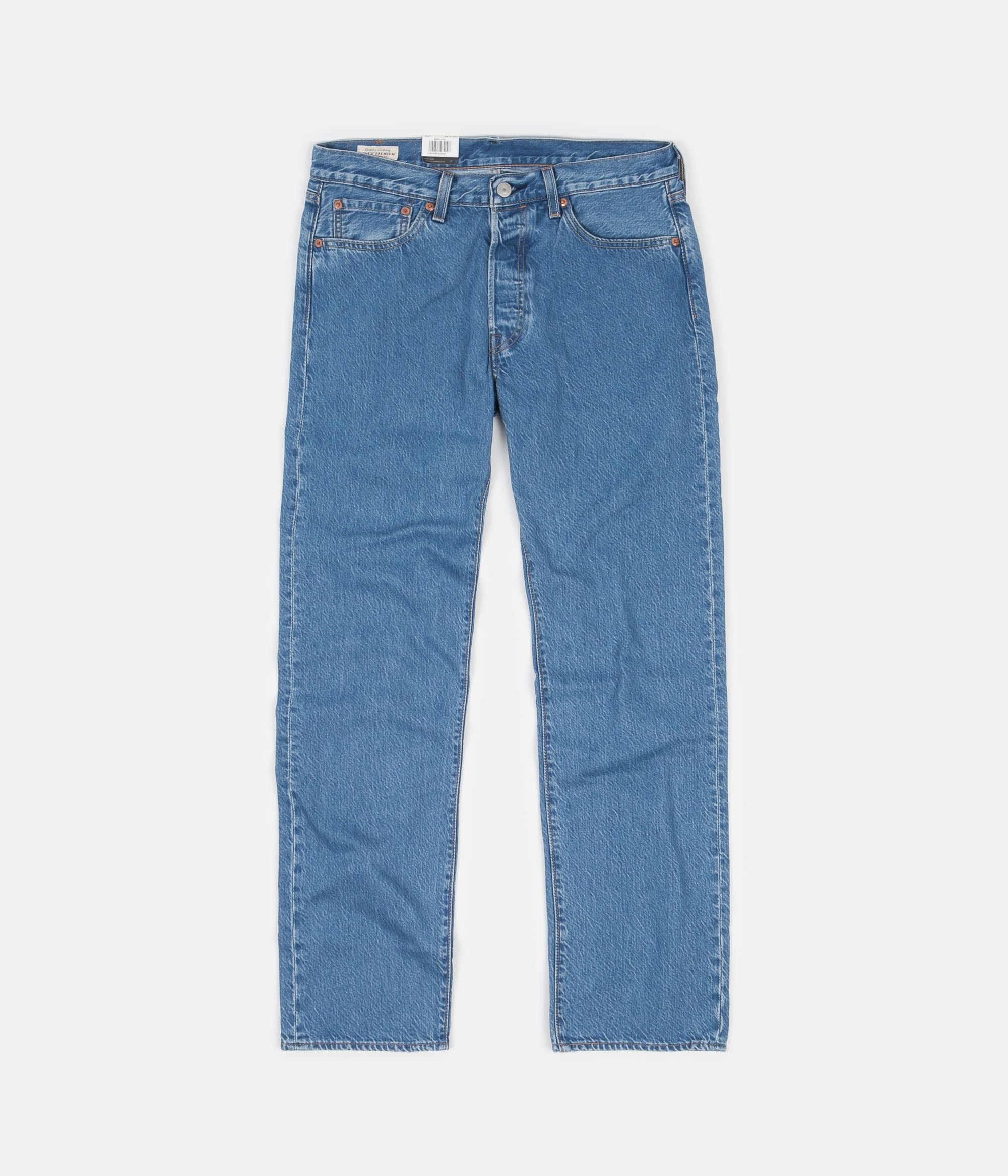 levi's 501 original straight jeans stonewash