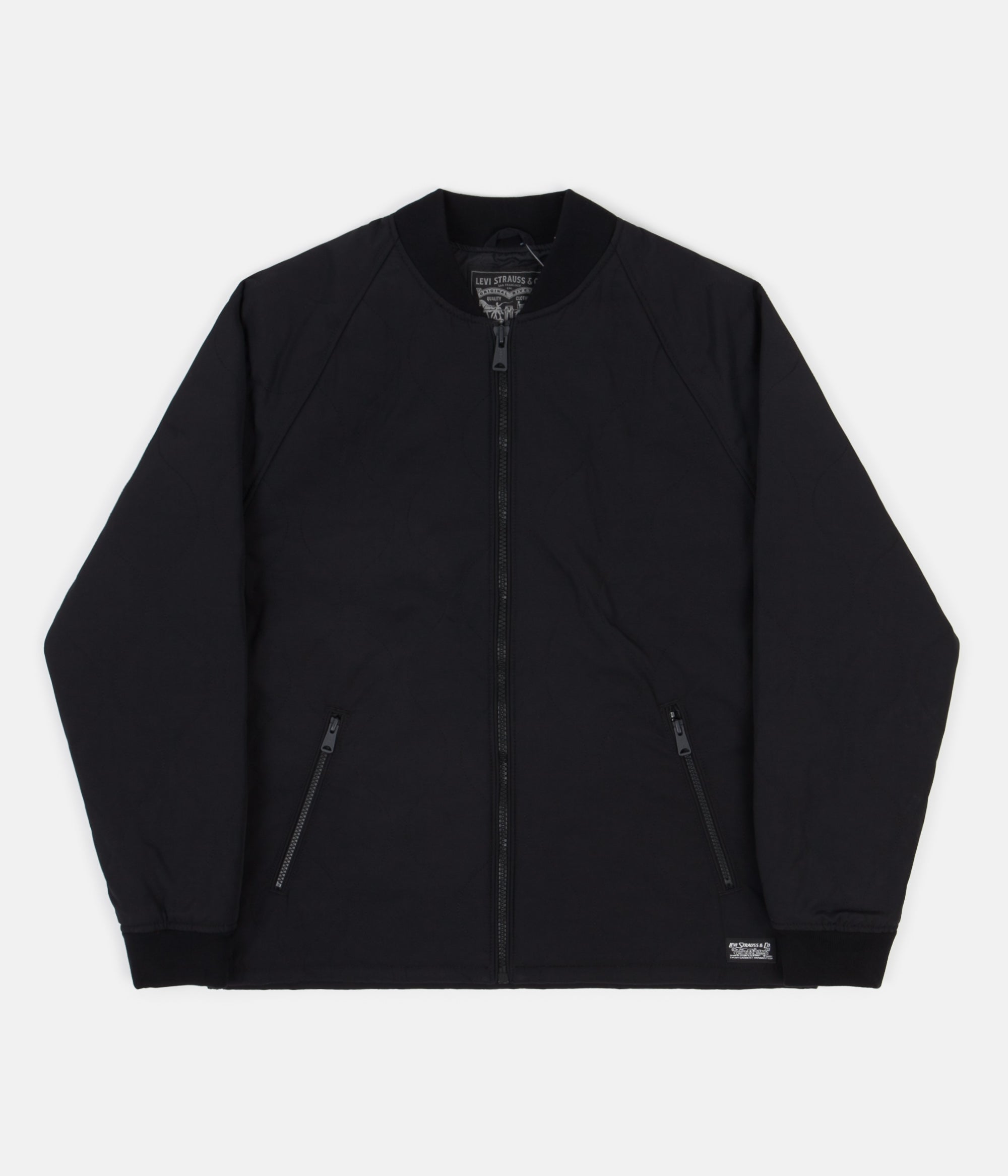 levis black bomber jacket