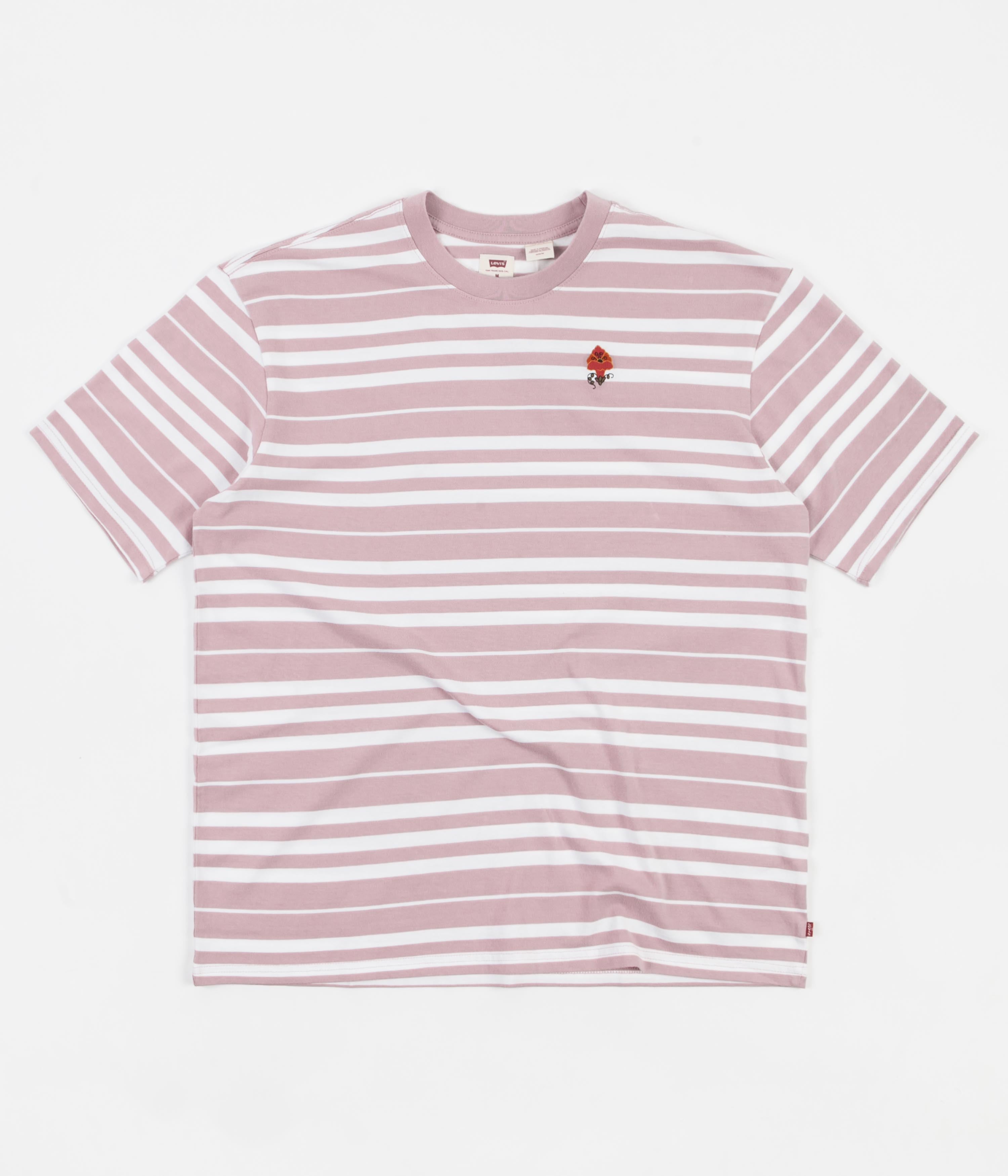 Levi's® Red Tab™ Stay Loose T-Shirt - Backyard Stripe / Keepsake Lilac |  Flatspot