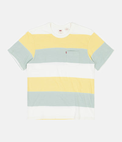 levi's t shirt white red