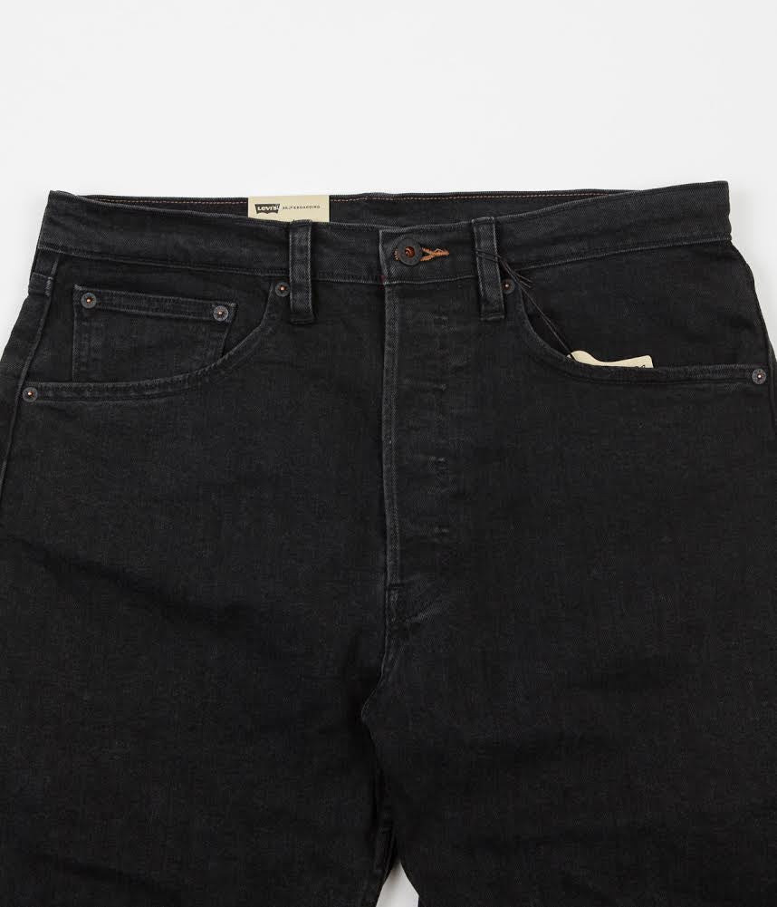 levis skateboarding 501 black