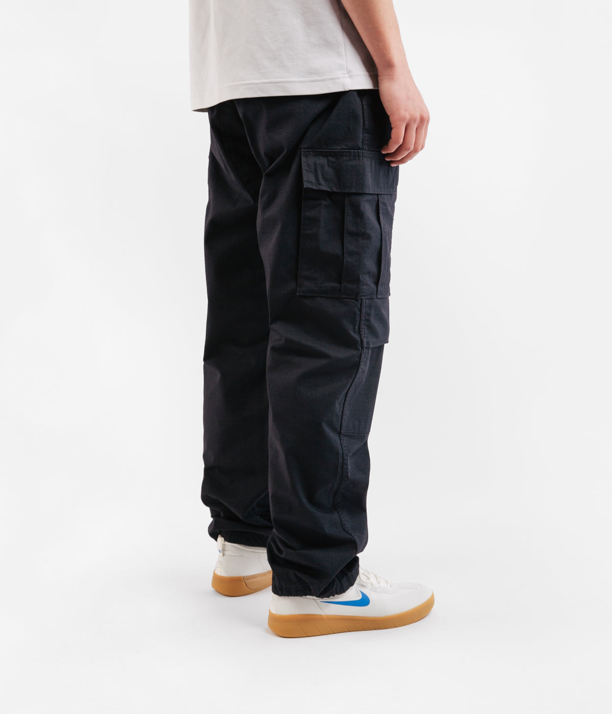 Skate Cargo Pants - Jet Black Ripstop 