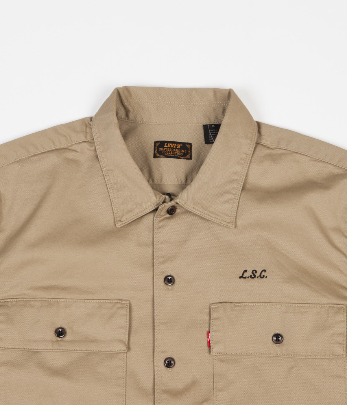 Levi's® Skate Short Sleeve Button Down Shirt - Harvest Gold | Flatspot