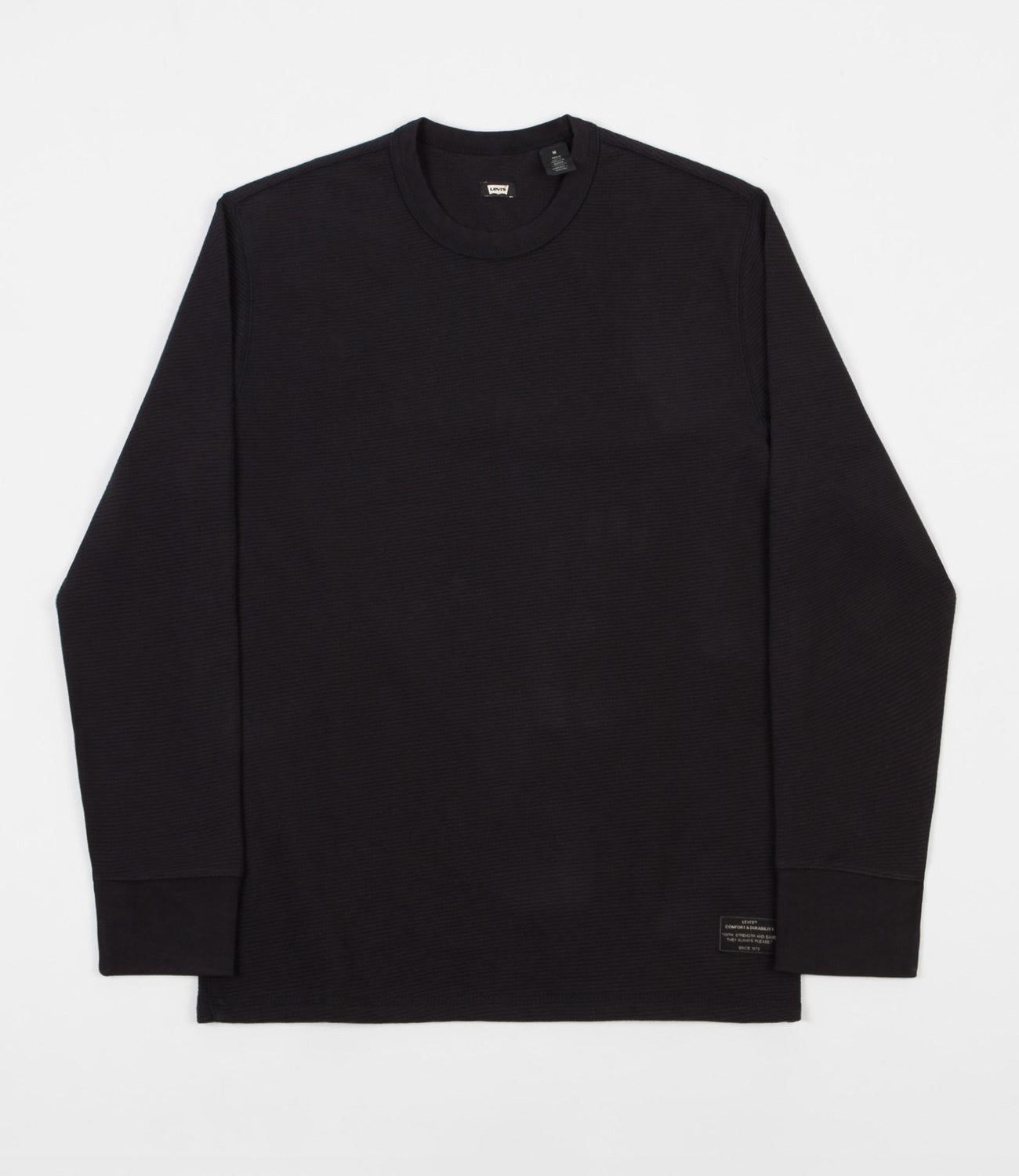 Levi's® Skate Thermal Long Sleeve T-Shirt - Jet Black | Flatspot