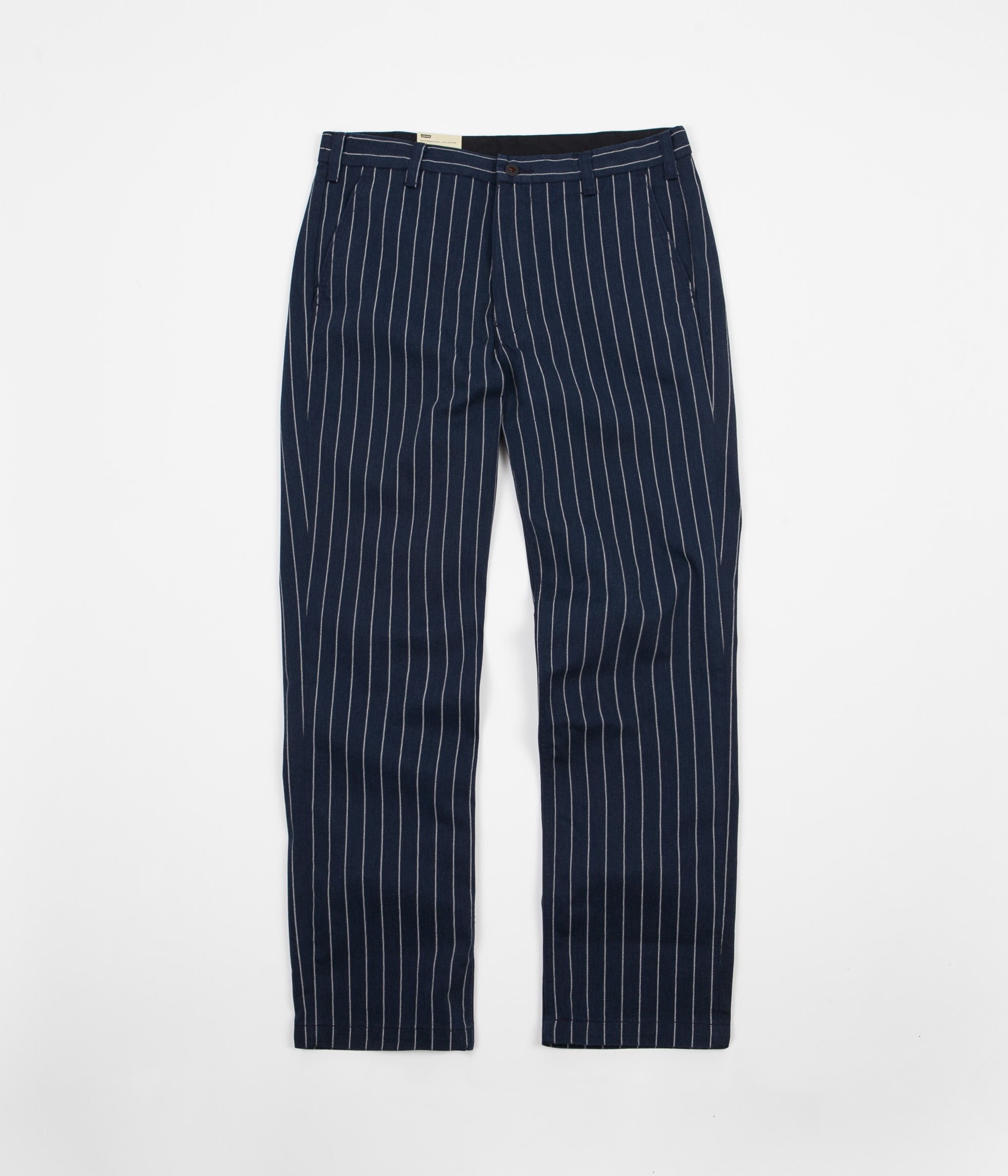 levis skateboarding striped work pant in navy