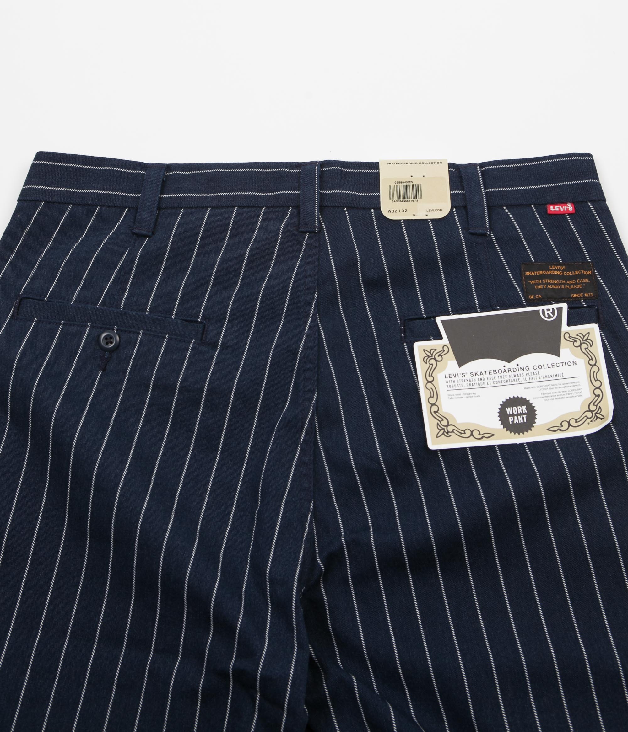 pinstripe levi jeans