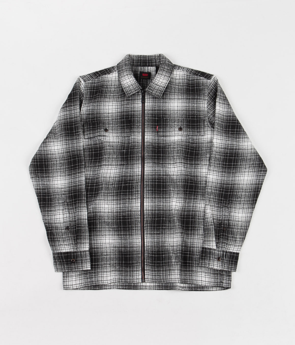 Levi's Skate Zip Work Shirt - Adriel Jet Black | Flatspot