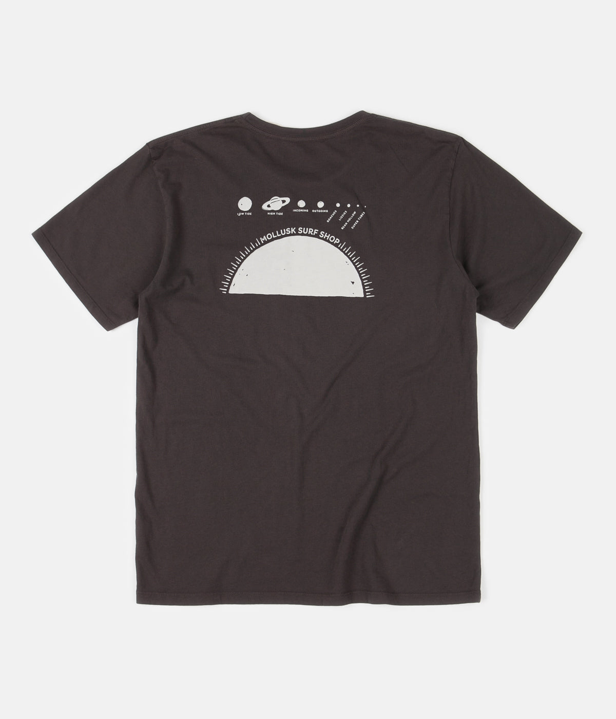 Mollusk Blue Moon T-Shirt - Faded Black | Flatspot