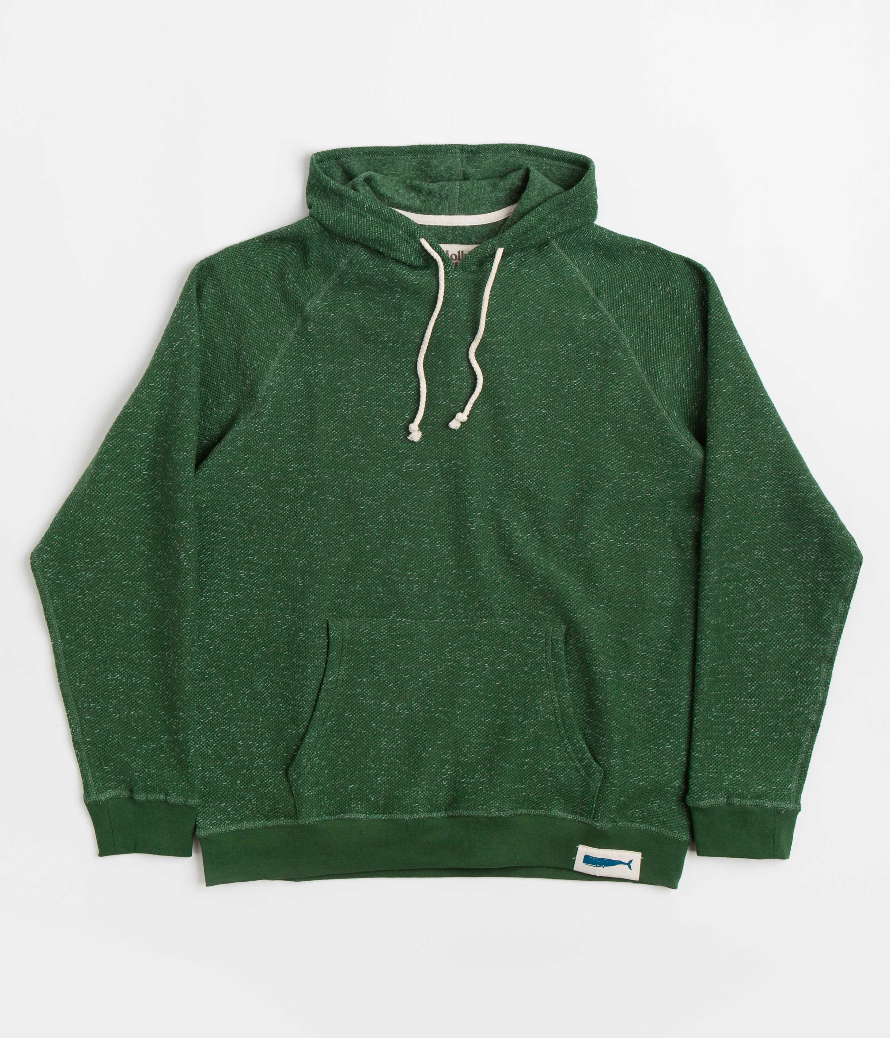 Mollusk Whale Patch Hoodie - Rover Green | Flatspot