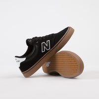 new balance black gum sole