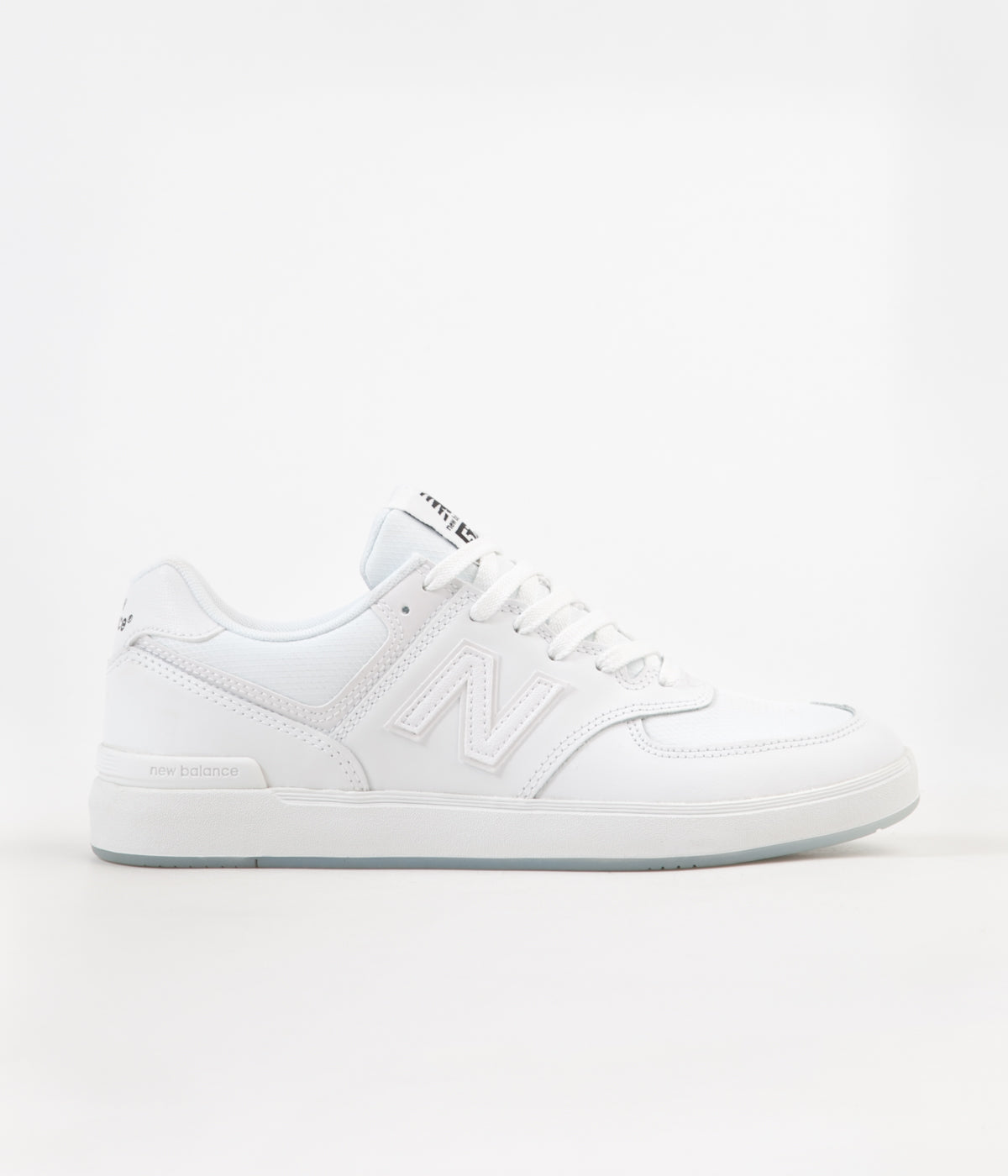 New Balance All Coasts 574 Shoes - White / White | Flatspot