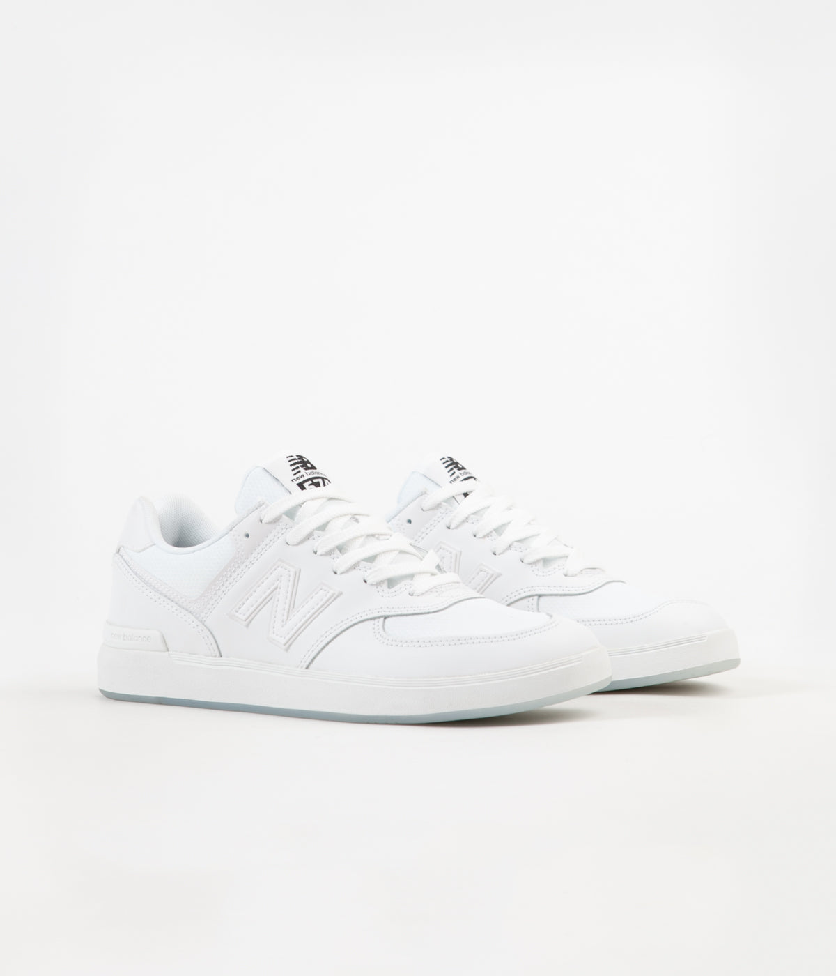 new balance all white shoes