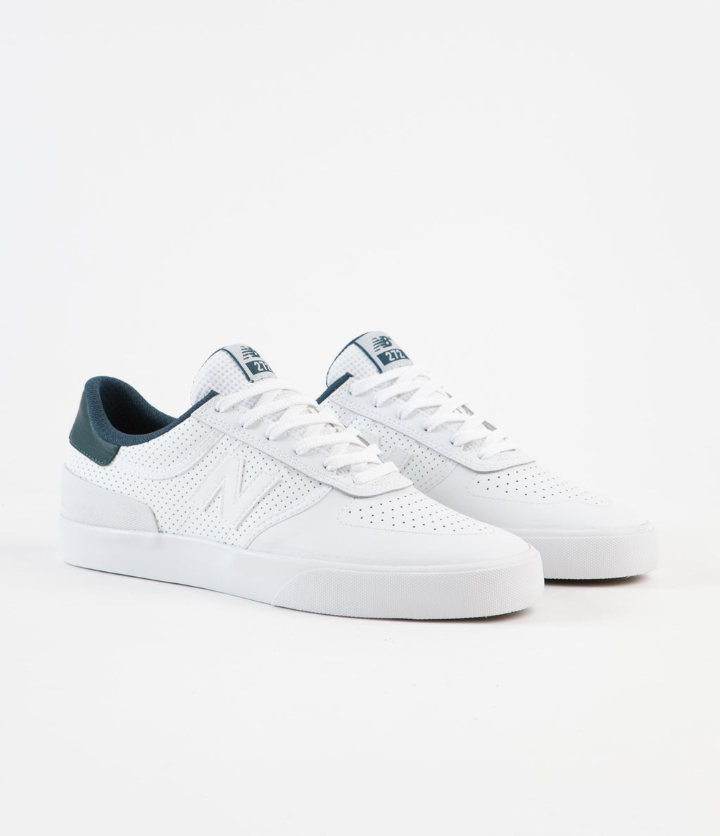 New Balance Numeric 272 Shoes - White / White | Flatspot