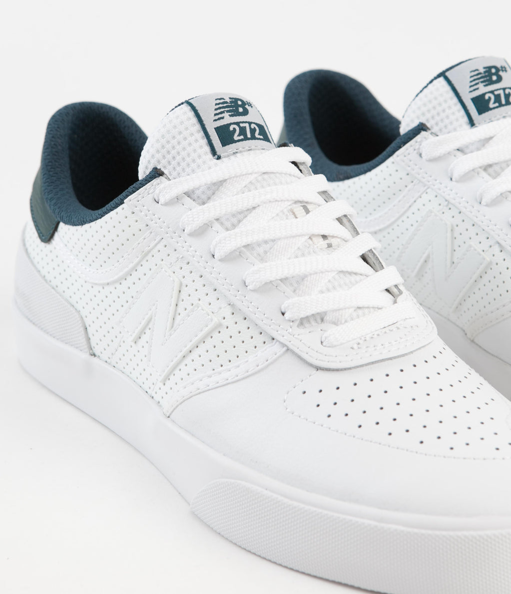 New Balance Numeric 272 Shoes - White / White | Flatspot