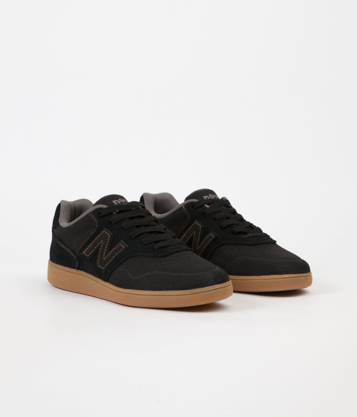 new balance black gum sole