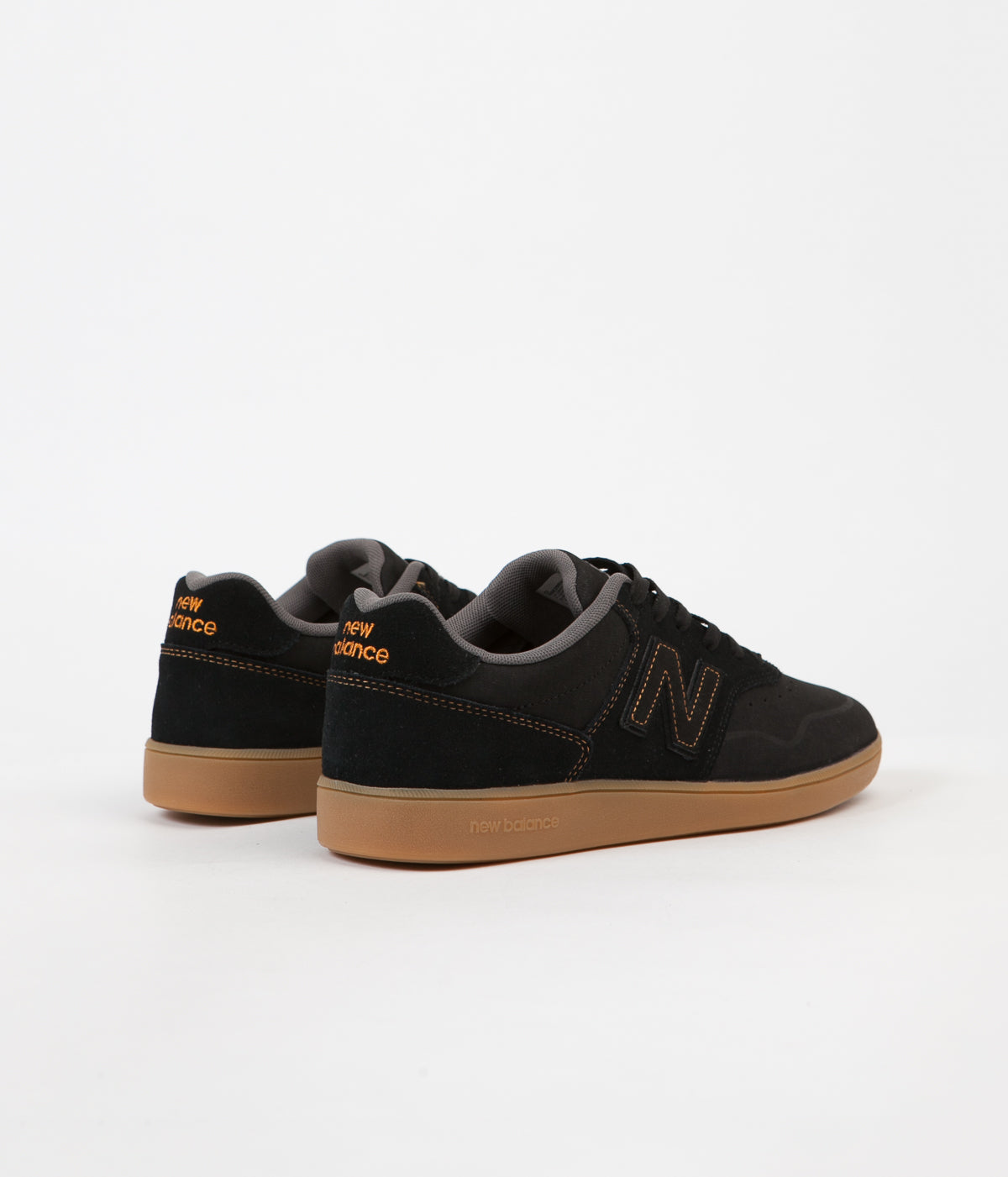 new balance black gum sole