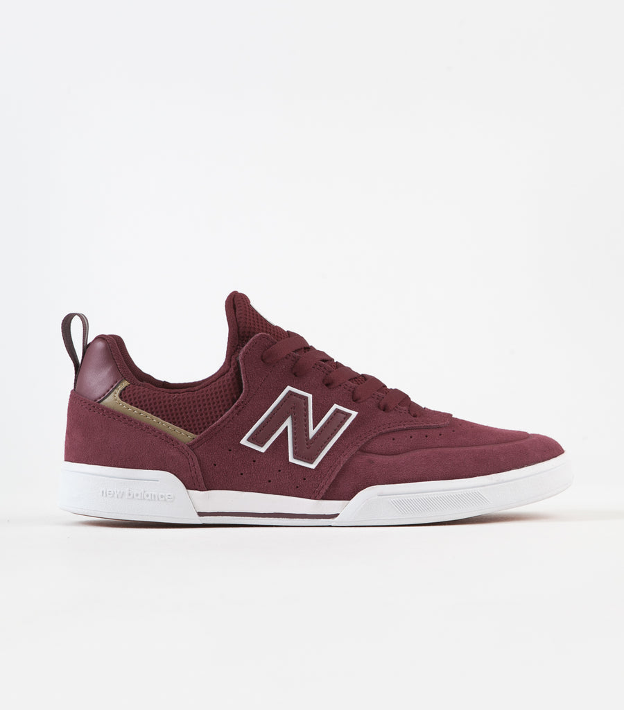 burgundy sneakers new balance